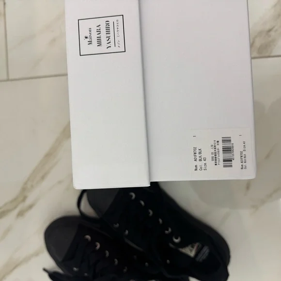 Miharayasuhiro Black Canvas Sneakers - Picture 2 of 5